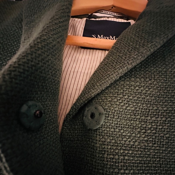 ITEM IS AVAILABLE UNTIL 9/30 - S’Max Mara green cotton jacket - Picture 5 of 6